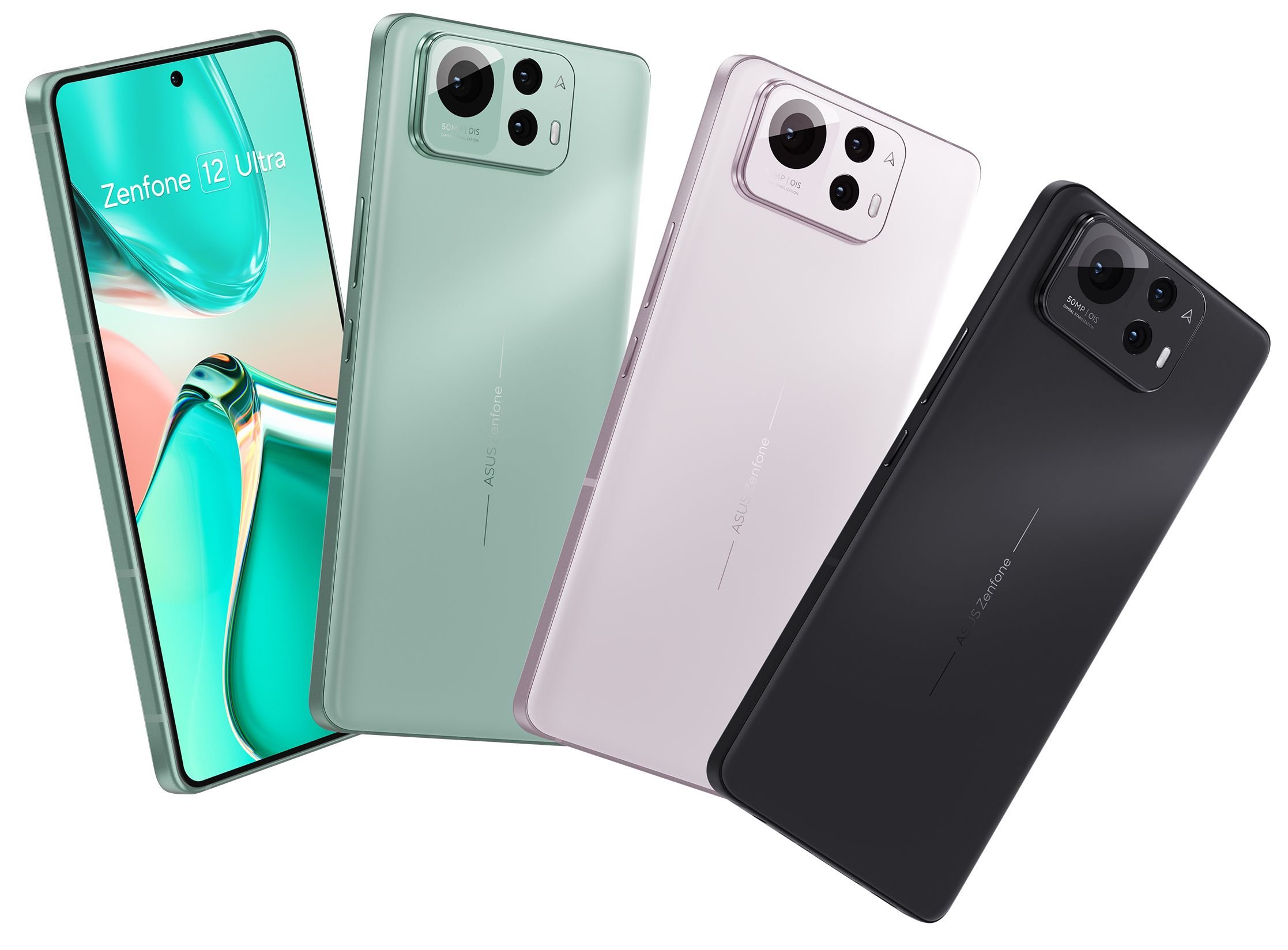 Das neue Asus Zenfone 12 Ultra erscheint in drei Farben.