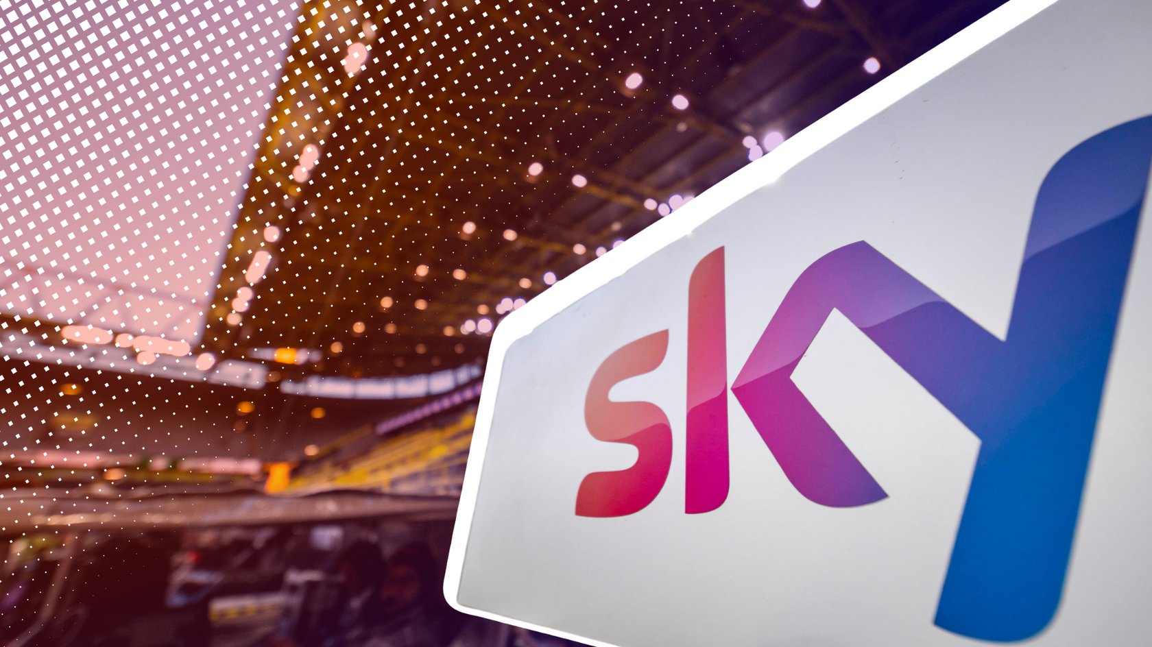 Sky-Logo im Signal-Iduna-Park