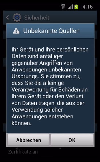 3. Adobe Flash Player auf Android installieren
