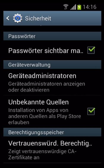 4. Adobe Flash Player auf Android installieren