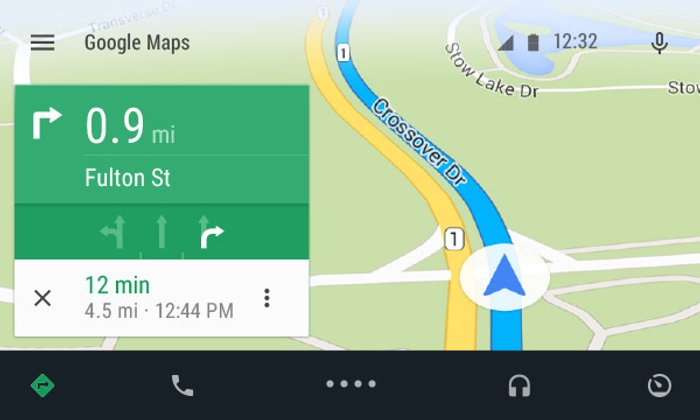 android-auto-google-maps