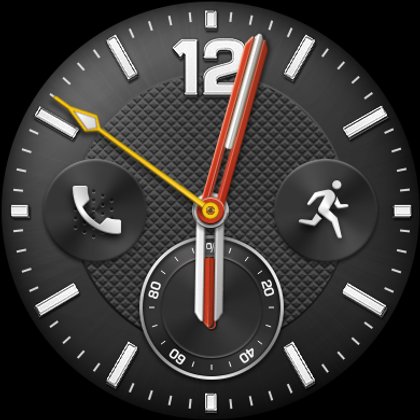Watchface auf der Huawei Watch 2