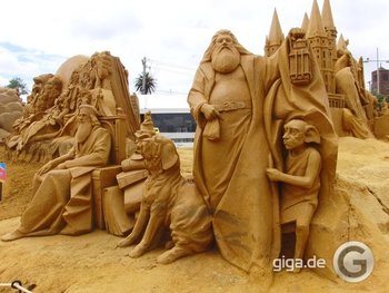 Angry Birds jetzt als Sandskulpturen!