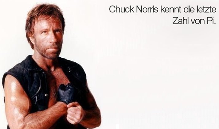 Es gibt nichts, was Chuck Norris nicht kann.