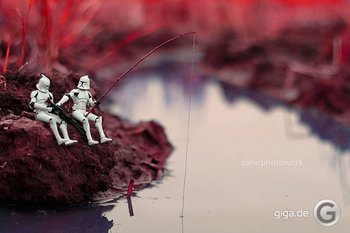 "Dramatische Alltags-Abenteuer" von Star Wars Miniatur-Figuren