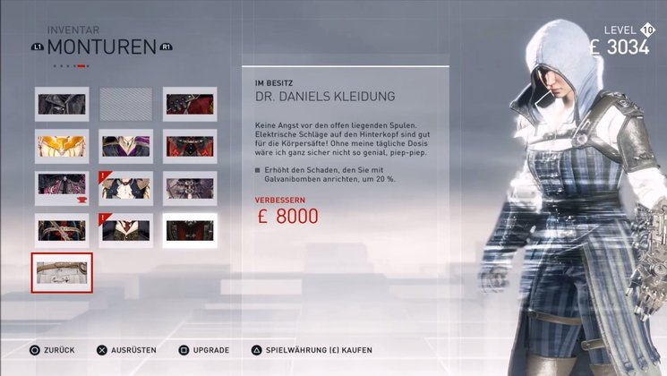 Dr. Daniels Kleidung