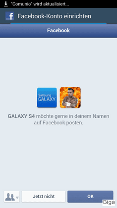 Bestätigt die Abfrage.