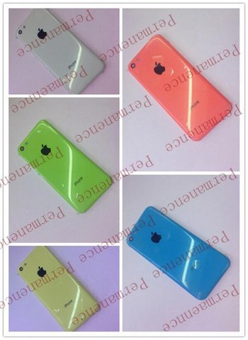 Angebliche Gehäusebauteile des iPhone Lite