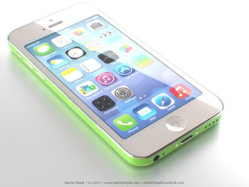 iPhone \"Lite\" in grün - Rendering: Martin Hajek