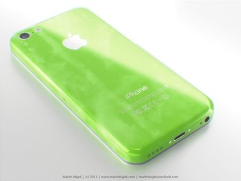 iPhone \"Lite\" in grün - Rendering: Martin Hajek