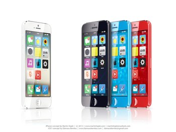iPhone mini mit iOS 7 Konzept - von Martin Hajek