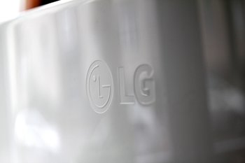 LG 34UC98-W Rückseite mit Logo