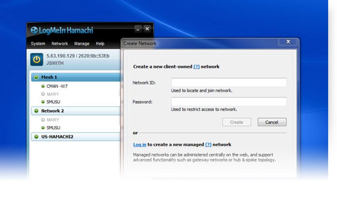 LogMeIn Hamachi Download Einfach Konfigurierbarer VPN Client