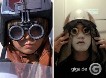 Low-Budget-Kostüme eines Cosplay-Fans