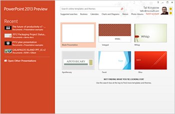 Powerpoint 2013 Vorschau