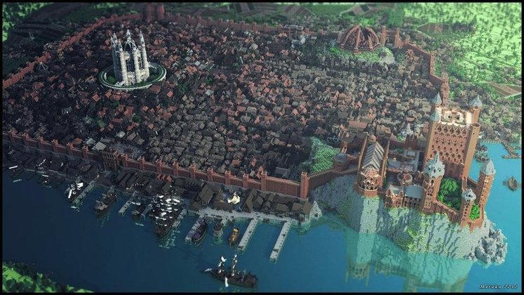 Echte Minecraft-Fans bauten Kings Landing aus Game of Thrones detailgetreu nach