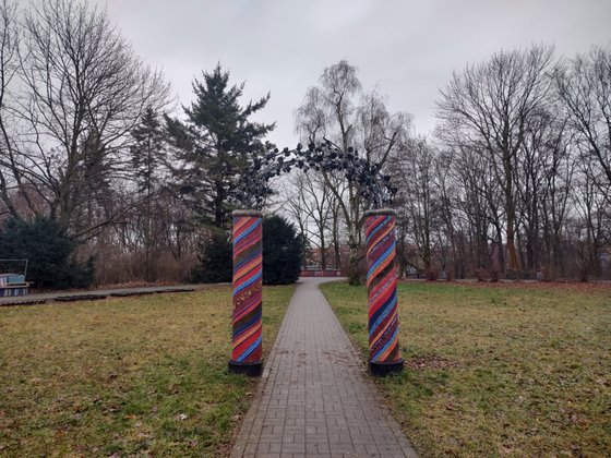 Auch an grauen Tagen sorgt das Moto G200 für Farbe (Bild: GIGA).