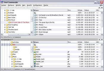 Total Commander horizontaler Split