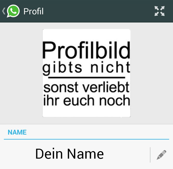 Whatsapp kein profilbild