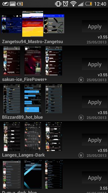 WhatsApp+ - Sehr viele Designs möglich