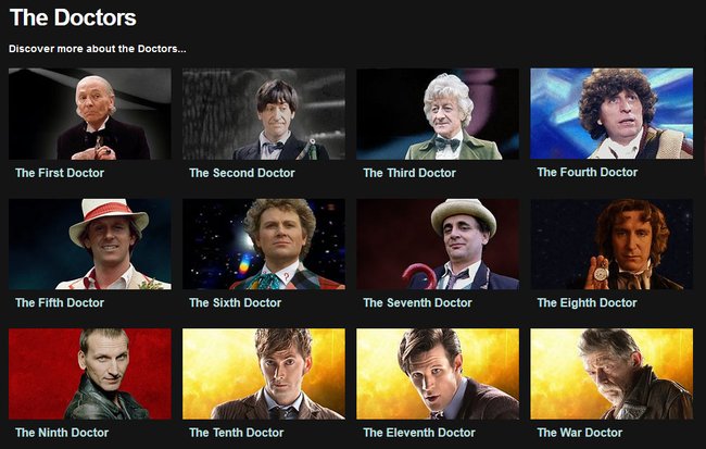 Mittlerweile gibt es mehrere Doctor-Who-Inkarnationen.