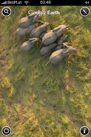 Tip des Tages: Google Earth für iPhone und iPod touch