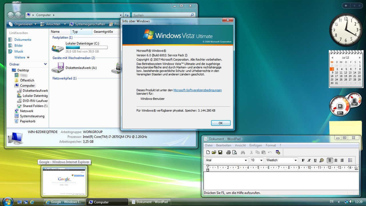 Windows Vista Service Pack 2 Download Kostenlos