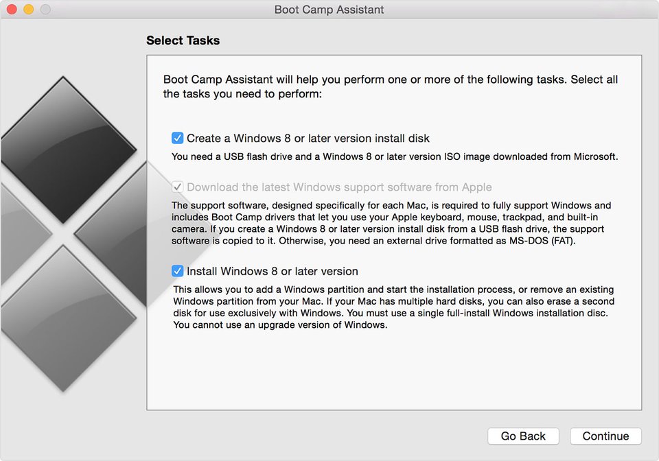 Das kostenlose Programm Boot Camp installiert Windows auf dem Mac.