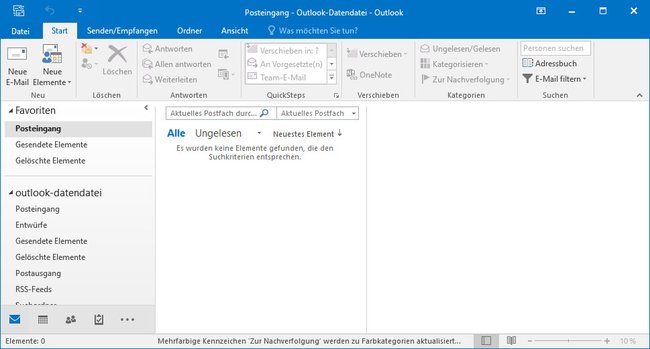 Outlook 2016 ist eines der besten Mail-Programme für den PC. (Bildquelle: GIGA)