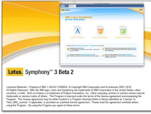 IBM Lotus Symphony fordert Microsoft Office heraus