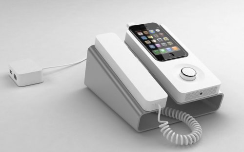 Desk Phone Dock: iPhone in Haustelefon verwandeln