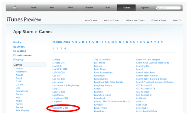 AppStore: Erste iPad-Spiele als HD-Version kurzzeitig verfügbar