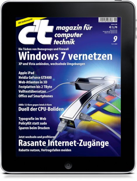Ende Juni: Digitales c't Magazin für iPad