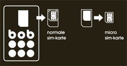 Mobilfunkanbieter "bob" bietet Verträge mit micro Sim-Karten