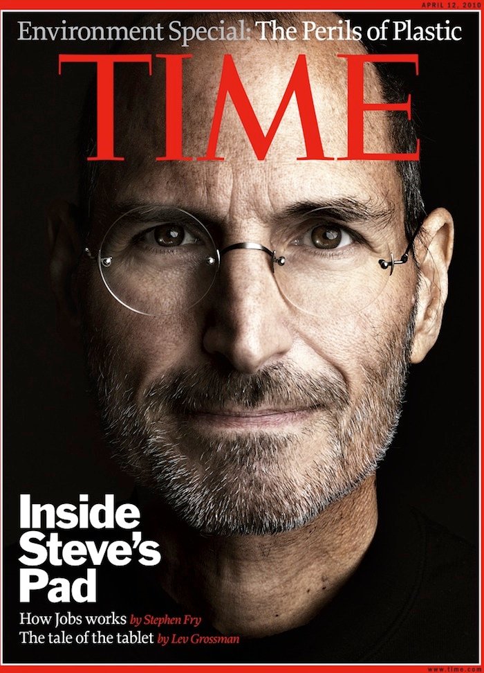 Steve Jobs und iPad als TIME Coverstory