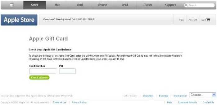 Phishing-Angriff auf Apple-Gutschein-Inhaber