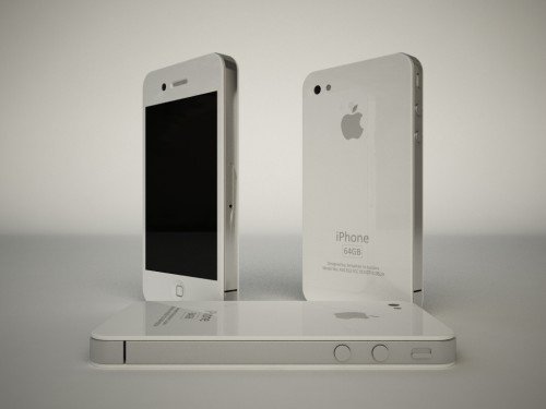 iPhone 4G: Mockups in Weiß