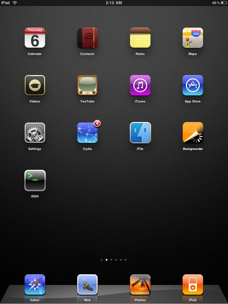 Winterboard bald auch fürs iPad