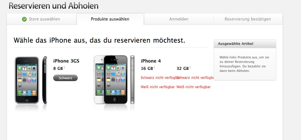 Neues iPhone im Apple-Store ausverkauft (Update: Telekom-Statement)
