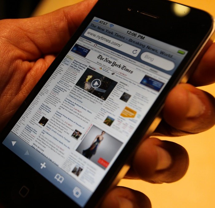 iPhone 4: Hochauflösendes Foto des Retina Display