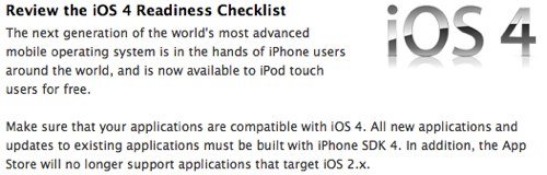 App Store: iOS 2.x Apps nicht mehr erwünscht