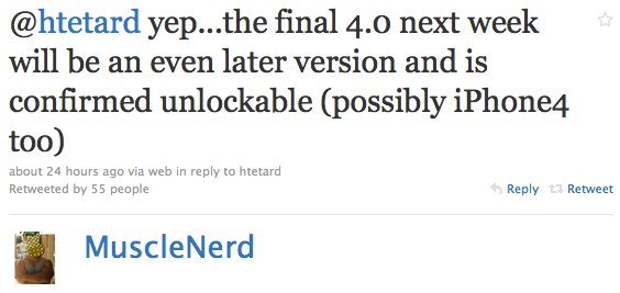 Richtigstellung: iOS 4 entsperrbar! iPhone 4 vielleicht auch