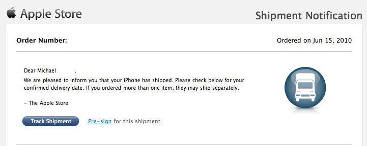 Erste iPhone 4 bereits versandt