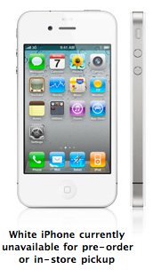 Bestätigt: Weißes iPhone derzeit nicht lieferbar