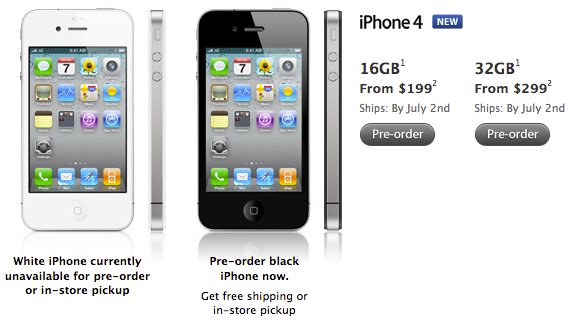 iPhone 4: Vorverkauf und ausverkauft