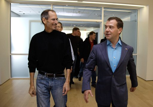 Russischer Präsident besucht Apple