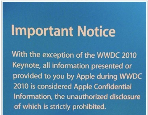 Apple: WWDC Sessions streng geheim