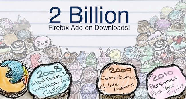 Firefox feiert zwei Milliarden Add-on-Downloads