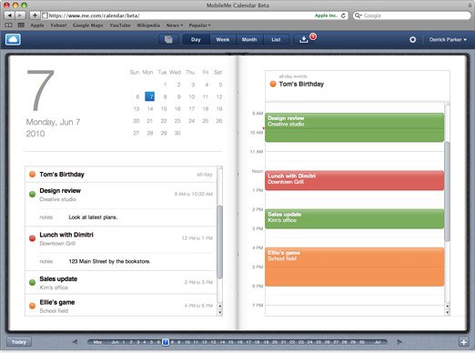 MobileMe: Beta-Test für neuen Kalender