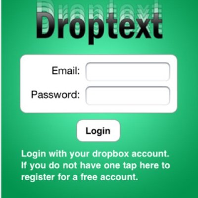 Droptext-App fürs iPhone: Textbearbeitung in der Dropbox